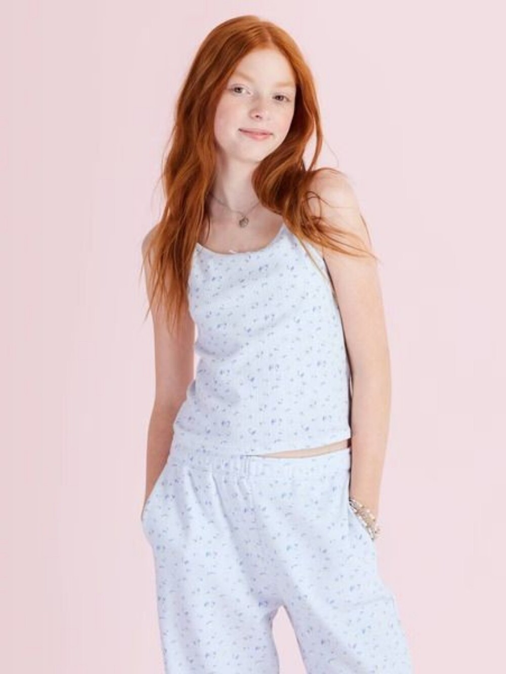 NWT LoveShackFancy x Target Luna Everblooming Rosettes Pointelle Tank Top XXL